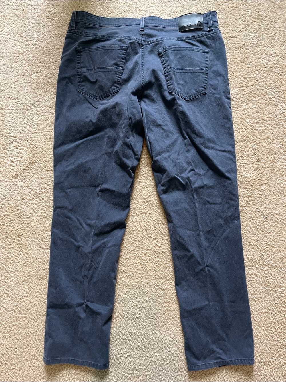 English Laundry Men's Navy Stretch Chinos - Picture 4 of 4